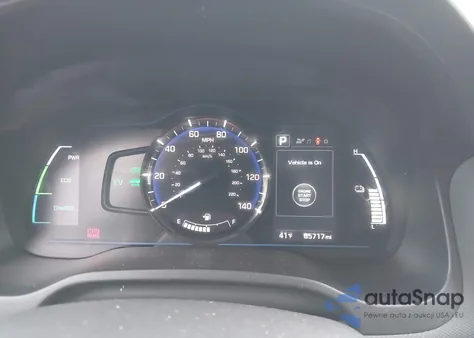 2017 Hyundai Ioniq Hybrid Blue из США, поврежденный, VIN KMHC65LC5HU031792